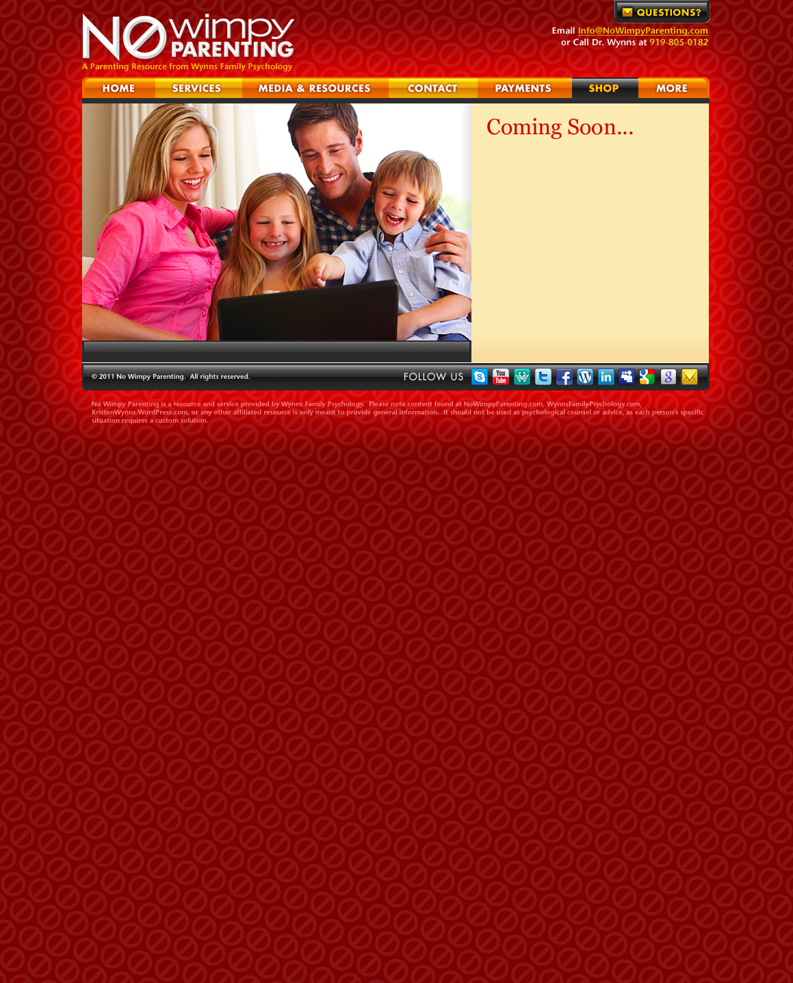 No Wimpy Parenting - Shop